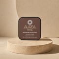 Aurea Vital Mushroom Focus Strips in a warm travertine studio setting.